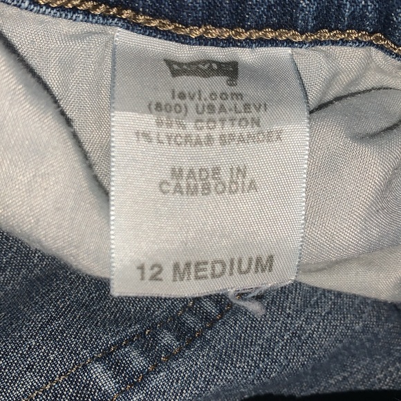 Levi’s 515 Bootcut Blue Jeans Size 12 Medium - Picture 7 of 7